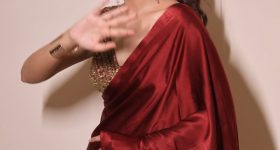 Payal Rajputh: ఎరుపు రంగు చీరలో హీట్ పుట్టిస్తున్న పాయల్!