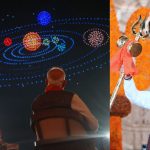 Gujarat: సోమనాథ్ ఆలయంపై దాడికి వెయ్యేళ్లు.. త్రిశూలంతో ప్రధాని మోదీ.. అబ్బురపరిచిన డ్రోన్‌ షో
