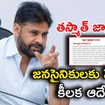 Pawan Kalyan: కుట్రలను తిప్పికొడదాం.. పార్టీ ప్రతిష్ఠను కాపాడదాం.. జనసైనికులకు పవన్ కళ్యాణ్ పిలుపు