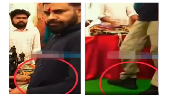 Pawan Kalyan: వివాదంలో పవన్ కల్యాణ్.. బూట్లు విప్పకుండా అలా చేయడంతో విమర్శలు