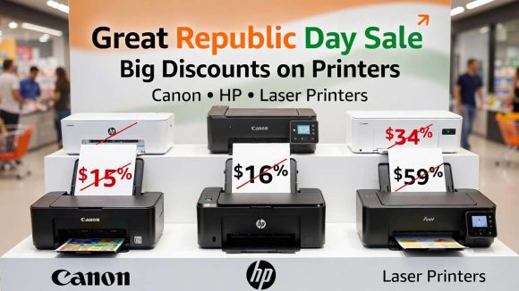 Amazon Republic Day Sale: హెచ్‌పి, కానన్ ప్రీమియం ప్రింటర్లపై భారీ డిస్కౌంట్లు.. అమెజాన్ రిపబ్లిక్ డే సేల్‌లో బంపర్ ఆఫర్స్
