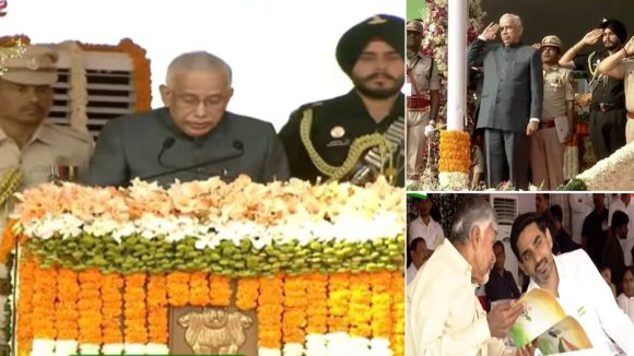 Amaravati Republic Day celebrations: అమరావతిలో తొలిసారి.. రిపబ్లిక్ డే సెలబ్రేషన్స్, ప్రభుత్వ లక్ష్యాలను వివరించిన గవర్నర్ నజీర్
