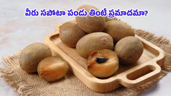 Sapota Benefits: తియ్యని సపోటాతో బోలెడన్ని లాభాలు.. కానీ ఆ వ్యాధి ఉన్నవారు మాత్రం అస్సలు తినకూడదు!