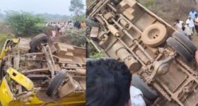 School Bus Accident: ఘోర బస్సు ప్రమాదం.. వాహనంలో మొత్తం 107 మంది.. స్పాట్‌లో 20 మంది..?