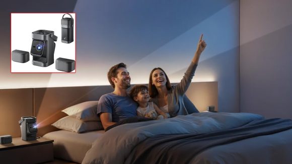 Soundcore Nebula P1 Projector: డిటాచబుల్ స్పీకర్లతో సౌండ్‌కోర్ నెబ్యులా P1.. బెడ్‌రూంలోనే థియేటర్ ఫీలిచ్చే స్మార్ట్ పోర్టబుల్ ప్రొజెక్టర్!