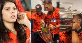 Sunrisers Eastern Cape: వివాదంలో స‌న్ రైజ‌ర్స్‌..ట్రోఫీలో బీర్లు పోసుకుని తాగేశారు, షాకింగ్ వీడియో వైర‌ల్‌