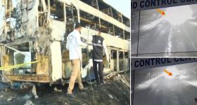 CCTV Footage Bus Accident: నంద్యాల ట్రావెల్ బస్సు ప్రమాదం.. సీసీటీవీ ఫుటేజ్‌లో కీలక విషయాలు