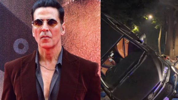 Akshay kumar : బాలీవుడ్ హీరో కారుకు ప్రమాదం.. తృటిలో తప్పిన ముప్పు..