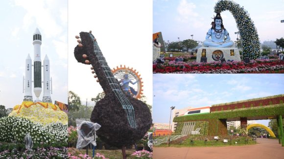 Ahmedabad Flower Show: అహ్మదాబాద్ ఫ్లవర్ షో అద్భుతం.. గిన్నిస్ రికార్డుల్లో ‘హ్యాట్రిక్’ కొట్టిన గుజరాత్!