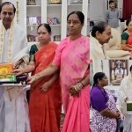 KCR: కేసీఆర్ ఇంటికి మంత్రులు సురేఖ, సీతక్క.. పసుపు, కుంకుమ, చీరలతో సత్కారం