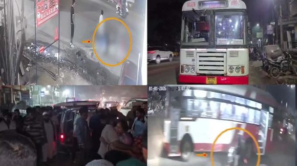 Bus Accident: హైదరాబాద్‌లో ఘోర ప్రమాదం.. స్కూటీ బస్సు ఢీ.. స్పాట్‌లోనే భార్యాభర్తలిద్దరూ