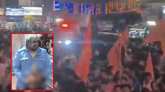 Kadapa: శ్రీరామ శోభాయాత్రలో అపశృతి.. కడుపులోకి దూసుకెళ్లిన టపాసు.. స్పాట్‌లో
