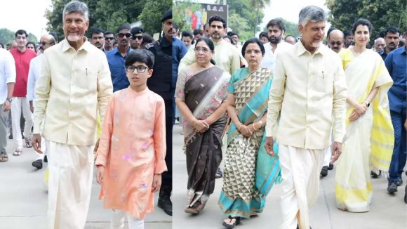 CM Chandrababu: సొంతగడ్డపై సంక్రాంతి సంబరం.. నారావారిపల్లెకు సీఎం చంద్రబాబు