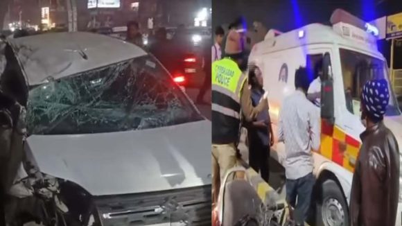 Road Accident: మద్యం మత్తులో లారీని ఢీ కొట్టిన కారు.. స్పాట్‌లోనే ఇద్దరు