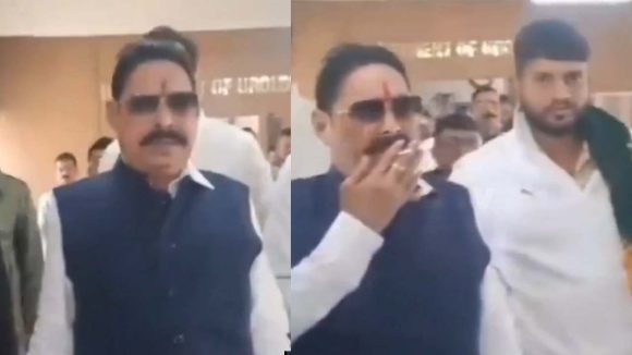 JDU MLA Anant Singh: ఆస్పత్రిలో సిగరెట్ తాగుతూ చిక్కిన ఎమ్మెల్యే.. వీడియో వైరల్