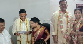 IAS IPS Marriage: హోదా ఉన్నా ఒదిగివున్న వైనం.. నిరాడంబరంగా ఒక్కటైన ఐఏఎస్, ఐపీఎస్ జంట