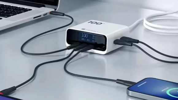 Portronics Adapto 100D: కేబుల్స్ చిక్కుముడి సమస్య ఇక ఉండదు.. ఒకేసారి 4 డివైజ్‌లు ఛార్జ్ చేసే చిన్న అడాప్టర్.. LCD డిస్‌ప్లే కూడా