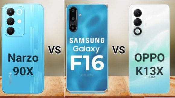 Smartphone Comparison: రియల్‌మి నార్జో 90x vs ఓప్పో K13x vs గెలాక్సీ F16.. రూ.13000 బడ్జెట్‌లో ఏది బెస్ట్?