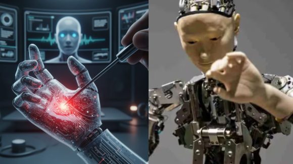 Robot Sense Pain: మనిషిలా స్పర్శను తెలుసుకోగల రోబోలు.. కొత్త టెక్నాలజీ చర్మాన్ని కనుగొన్న శాస్త్రవేత్తలు