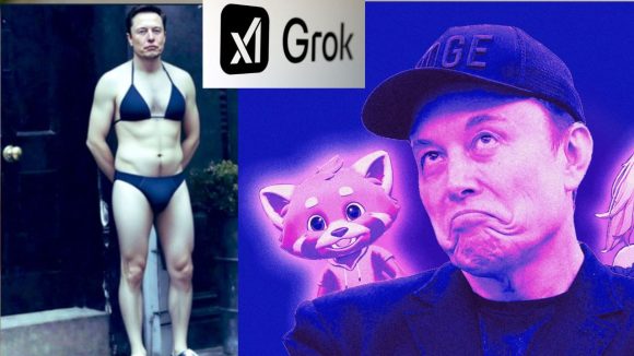 Elon Musk Bikini Grok: బికినీలో మస్క్.. ఇదెక్కడి మాస్ మామా, షేర్ చేసుకుని మరీ నవ్వులు