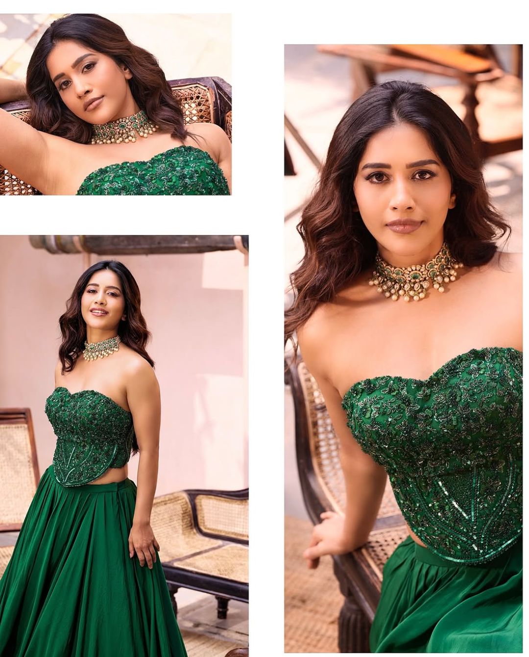 Nabha Natesh:  టాప్ అందాలతో గిలిగింతలు పెడుతున్న స్వయంభు బ్యూటీ