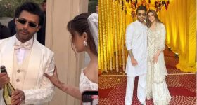Actress nupur sanon: ప్రియుడిని పెళ్లి చేసుకున్న టాలీవుడ్ హీరోయిన్.. వీడియో వైరల్!