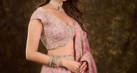 Rakul Preeth Singh : పింక్ లెహంగాలో గార్జీయస్ లుక్ లో రకుల్ స్టిల్స్.. చూపు తిప్పుకోవడం కష్టమే..