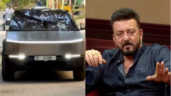 Sanjay Dutt: టెస్లా సైబర్ లో ముంబై రోడ్లపై చక్కర్లు కొట్టిన సంజయ్ దత్.. వీడియో వైరల్!