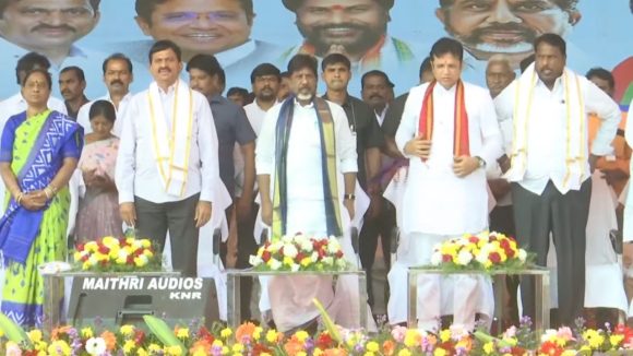 Ramagundam: రామగుండంలో మంత్రులు హామీల వర్షం.. కార్మికులకు పక్కా గృహాలు!