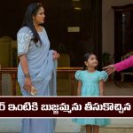 Nindu Noorella Saavasam Serial Today February 27th: ‘నిండు నూరేళ్ల సావాసం’ సీరియల్‌: బుజ్జమ్మను తీసుకుని వచ్చిన రాజు
