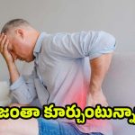 Causes Of Back Pain: గంటల కొద్దీ  కూర్చోవడం.. శరీరానికి స్లో పాయిజన్ లాంటిదా?