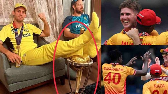 AUS VS ZIM: కొంప ముంచిన‌ త‌ల పొగ‌రు సెల‌బ్రేష‌న్లు..పాతాళంలోకి ఆస్ట్రేలియా జ‌ట్టు