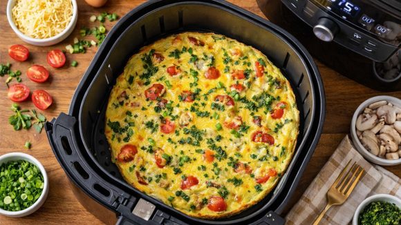 Air Fryer Omelette: హెల్దీ బ్రేక్‌ఫాస్ట్ అంటే ఇదే.. ‘ఎయిర్ ఫ్రైయర్’ ఆమ్లెట్ ఎప్పుడైనా ట్రై చేశారా?