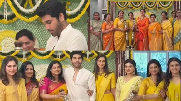 Allu Sirish: కన్నుల పండుగగా అల్లు శిరీష్ పసుపు వేడుక .. స్పెషల్ అట్రాక్షన్ గా ఉపాసన!