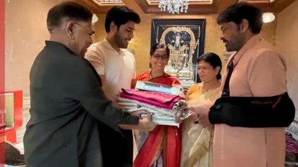 Allu Sirish: అల్లు శిరీష్ పెళ్ళి శుభలేఖ… మొదటి ఆహ్వాన పత్రిక అందుకున్న చిరంజీవి!