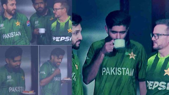 Babar Azam: పాకిస్తాన్ సంక‌నాకిపోయినా పర్లేదు..వేడి వేడి ఛాయ్‌, స‌మోస తింటూ బాబ‌ర్ ఎంజాయ్‌