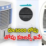 Best Air Cooler Under Rs 5000: బడ్జెట్‌లో బెస్ట్ ఎయిర్ కూలర్స్.. ఏసీని తలపించే కూలింగ్ భయ్యా!