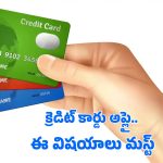 Credit Card Apply: మొదటిసారి క్రెడిట్ కార్డు అప్లై చేస్తున్నారా?.. ఈ విషయాలు చెక్ చేసుకోండి