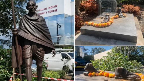 Australia: ఆస్ట్రేలియాలో దారుణం.. తెగబడిన దుండగులు, గాంధీ విగ్రహాన్ని ఏం చేశారో తెలుసా?