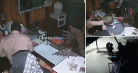 Gold Shop Robbery: గోల్డ్ షాపులో దోపిడీ దొంగల బీభత్సం.. అరడజను మంది సర్దేశారు, సీసీటీవీ సాక్షిగా