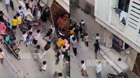 Hyderabad School Students Fight: స్కూల్ పిల్లల మధ్య వివాదం.. బస్తీలో గ్యాంగ్ వార్.. కర్రలు, రాళ్లతో దాడులు!
