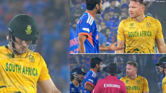 Ind vs SA Super 8: డేవిడ్ మిల్ల‌ర్‌, సుంద‌ర్ మ‌ధ్య గొడ‌వ‌..టీమిండియా ముందు కొండంత టార్గెట్‌