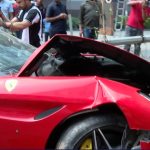 Jubilee Hills Ferrari Car Accident: జూబ్లీహిల్స్ లో  ఫెరారీ కారు బీభత్సం..  మూడు కార్లను గుద్ది..!