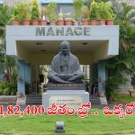 MANAGE Hyderabad: అగ్రికల్చర్ మేనేజ్‌మెంట్ కొలువులు.. లక్షకు పైగా జీతం పొందే సువర్ణావకాశం.. దరఖాస్తుకు లాస్ట్ డేట్..?