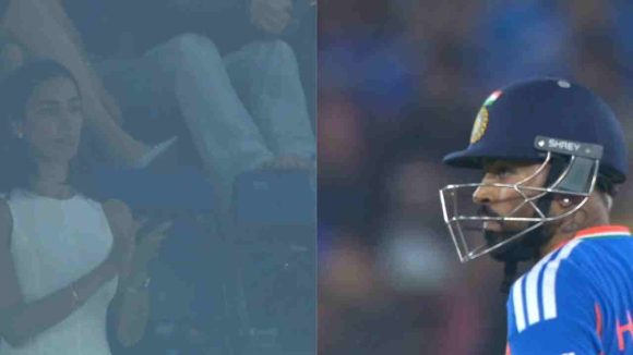 Hardik Pandya-Mahieka Sharma: హార్దిక్ పాండ్యా ఇంట్లోనే శ‌త్రువులు, ఔట్ కాగానే చప్పట్లు కొట్టిన మహికా శర్మ