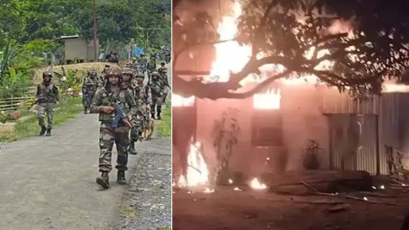Manipur Violence: మణిపూర్‌లో మళ్లీ హింస.. సాయుధ గ్రూపుల ఇళ్లకు నిప్పు, మళ్లీ కర్ఫ్యూ