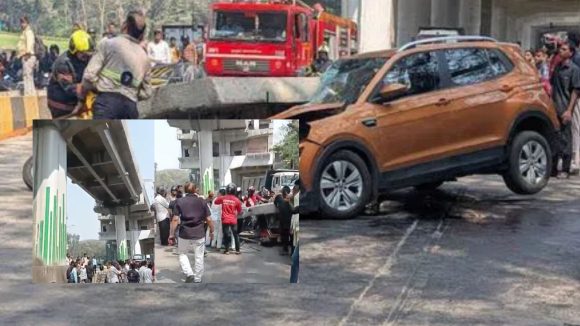 Metro accident: ముంబైలో మెట్రో పిల్లర్ ఘోర ప్రమాదం.. ఒకరు మృతి, నలుగురికి గాయాలు