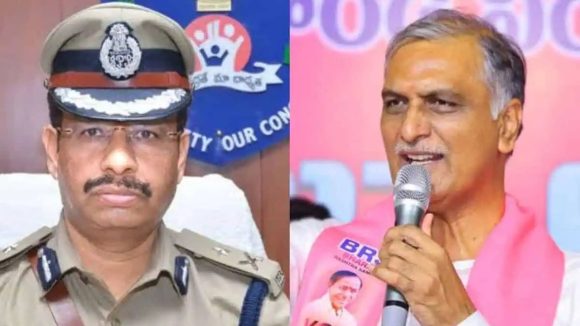 Phone Tapping Case: ఫోన్ ట్యాపింగ్ కేసులో సీపీ సజ్జనార్ తీరుపై హరీష్ రావు ఫైర్!