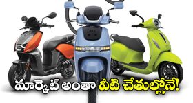 TVS Hero Bajaj:  టీవీఎస్, హీరో, బజాజ్.. ఈవీ టూ వీలర్ మార్కెట్ వీటి వాటా ఇంత ఉందా?