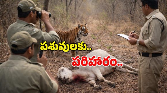 Tiger Attack: గ్రామాల్లో పులి భయం.. పశువులపై వరుస దాడులు.. అటవీశాఖ కీలక ప్రకటన